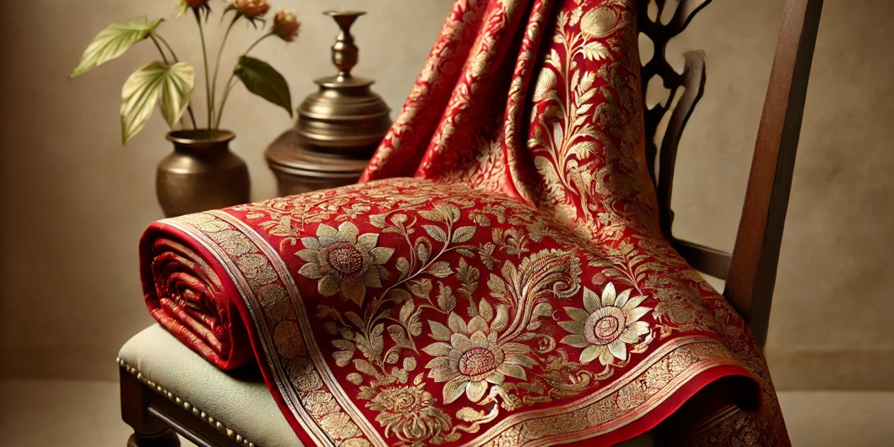 The Timeless Elegance of the Red Banarasi Saree