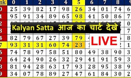 Kalyan Chart : A Guide to Patterns, Strategies & Risks in Satta Matka